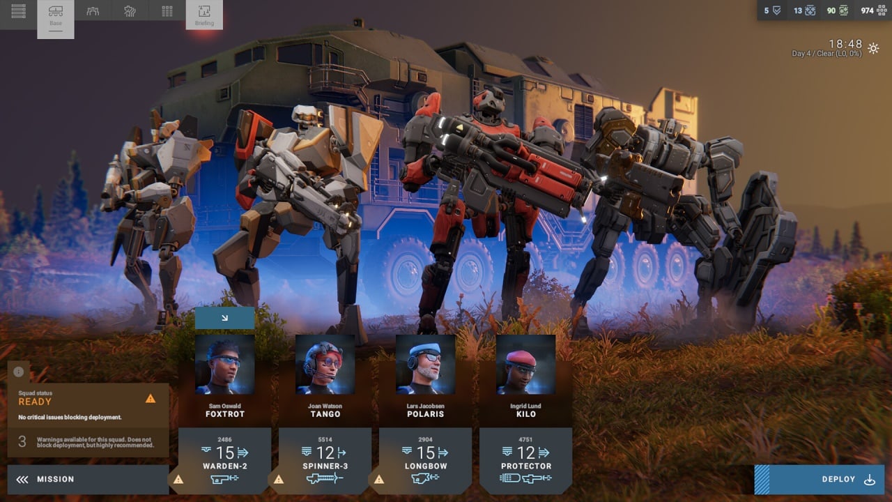 Скриншот Phantom Brigade