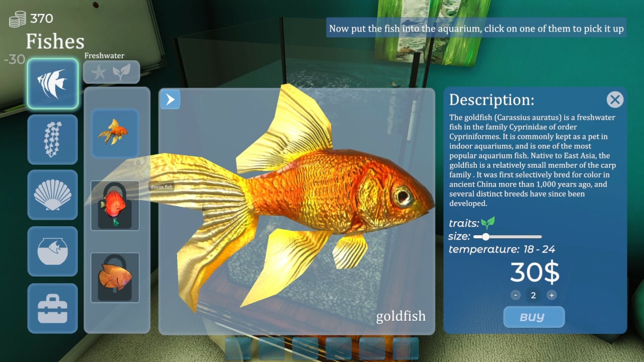 Скриншот Aquarist