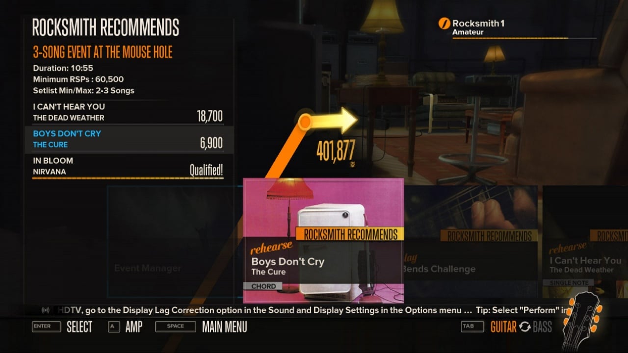 Скриншот Rocksmith
