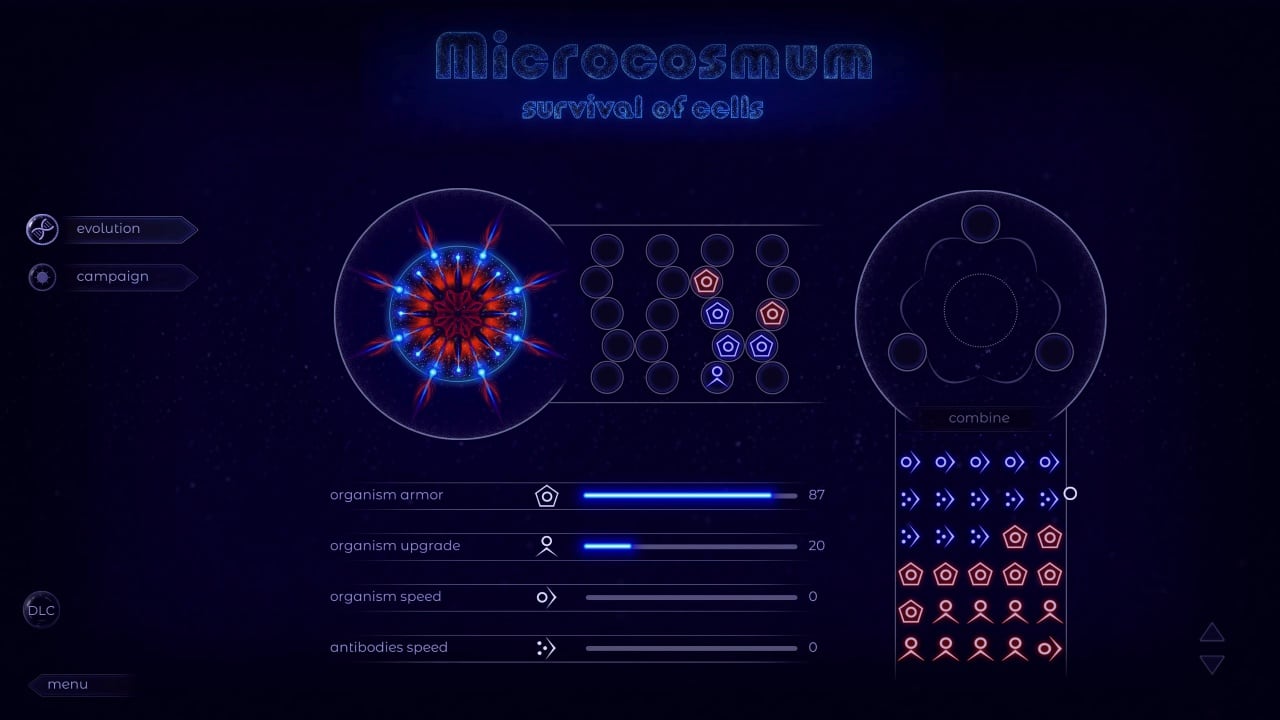Скриншот Microcosmum: survival of cells