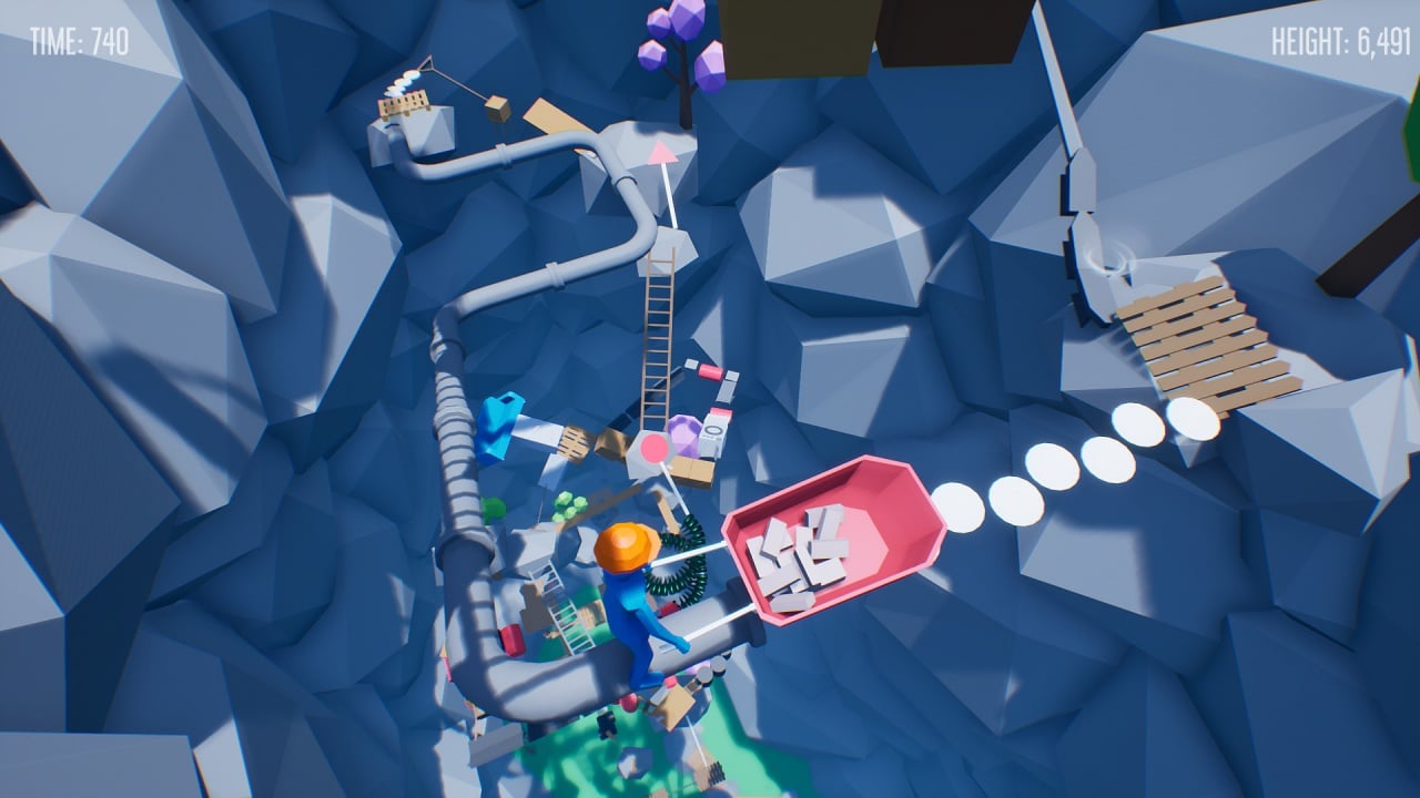 Скриншот Climb With Wheelbarrow