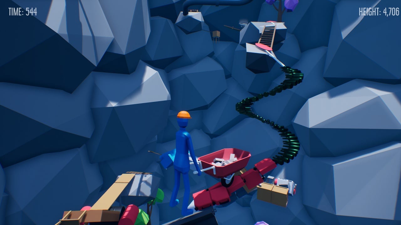 Скриншот Climb With Wheelbarrow