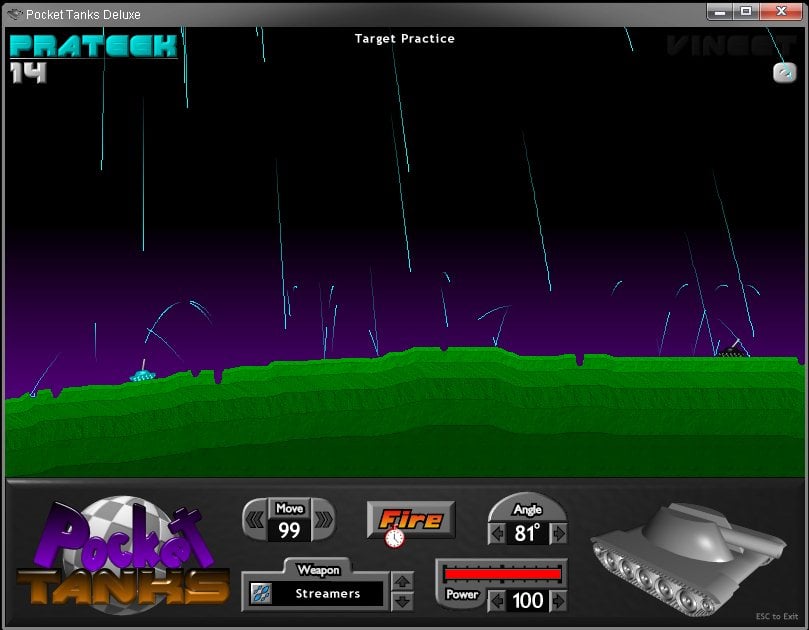 Скриншот Pocket Tanks Deluxe