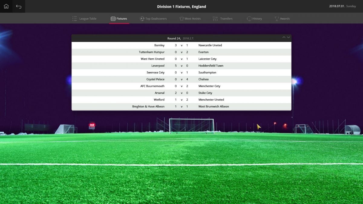 Скриншот Global Soccer: A Management Game 2018