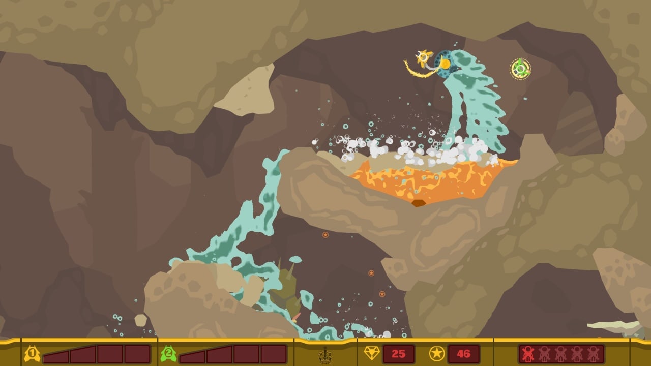 Скриншот PixelJunk Shooter
