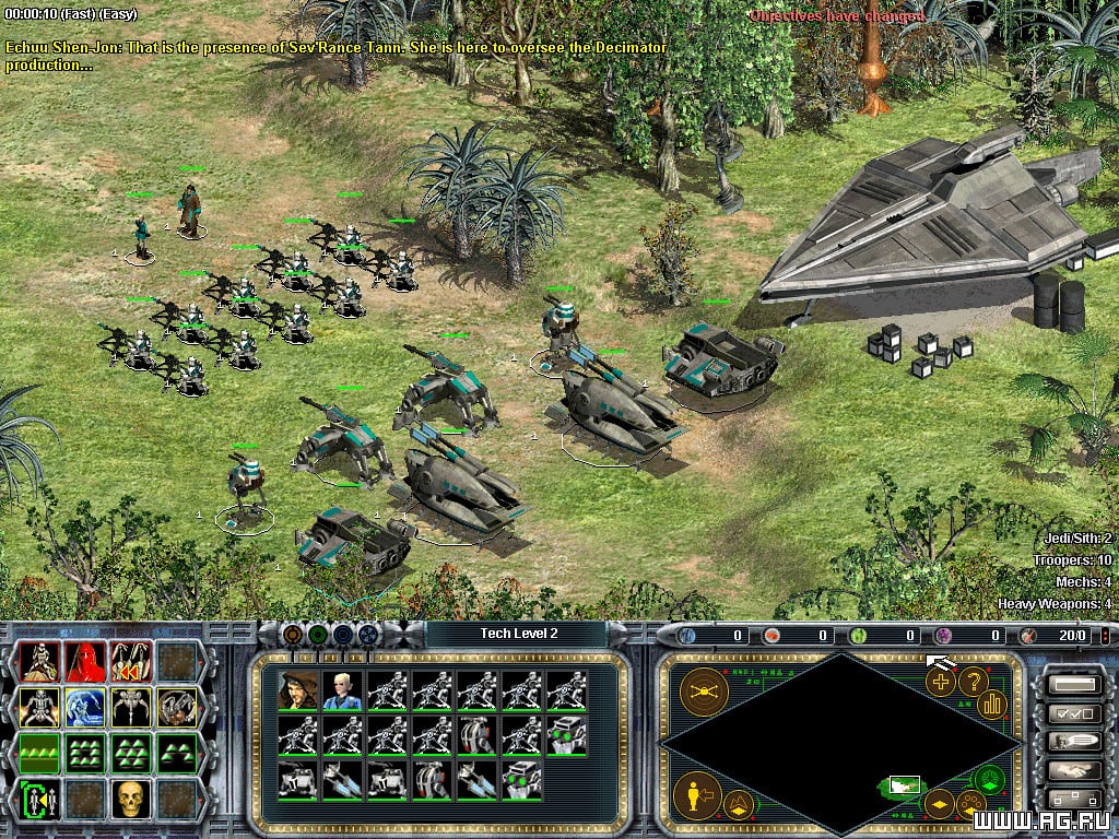 Скриншот Star Wars Galactic Battlegrounds Clone Campaigns
