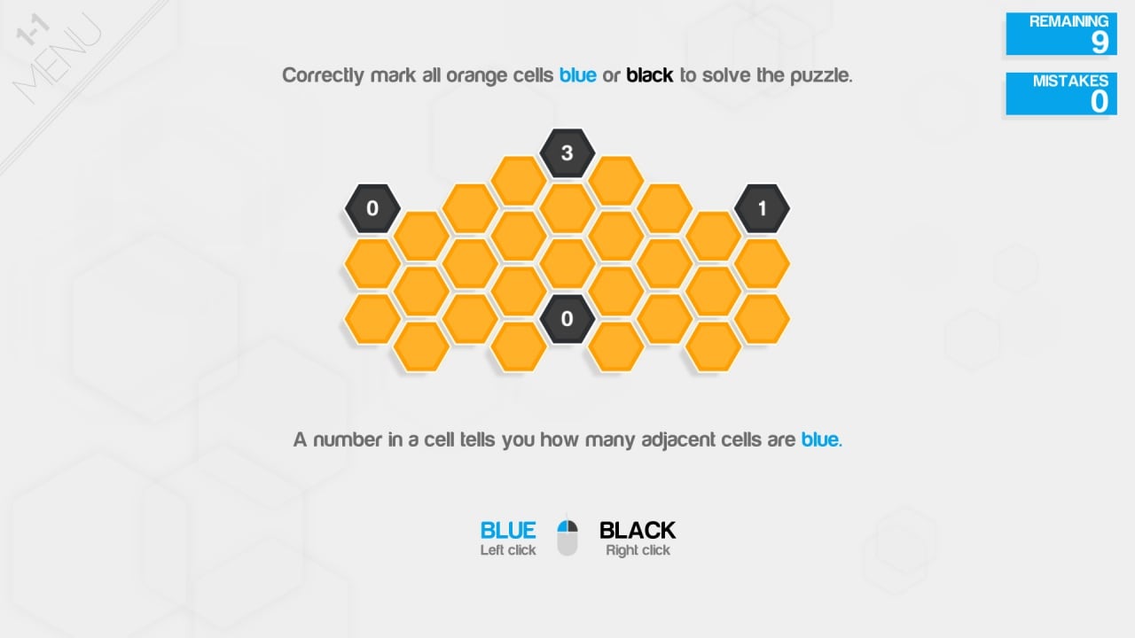 Скриншот Hexcells Plus