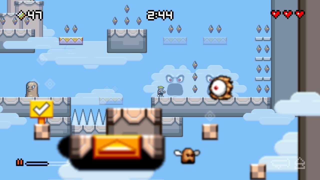 Скриншот Mutant Mudds Deluxe