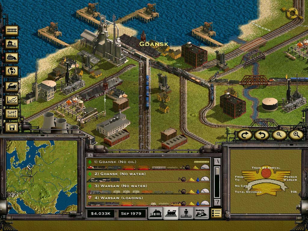 Скриншот Railroad Tycoon 2