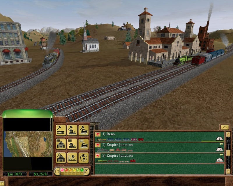 Скриншот Railroad Tycoon 3