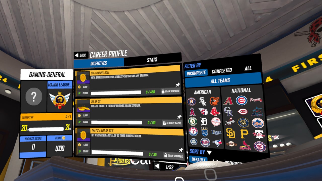 Скриншот MLB Home Run Derby VR