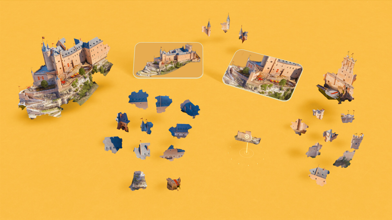 Скриншот Puzzling Places - 3D Jigsaw Sim