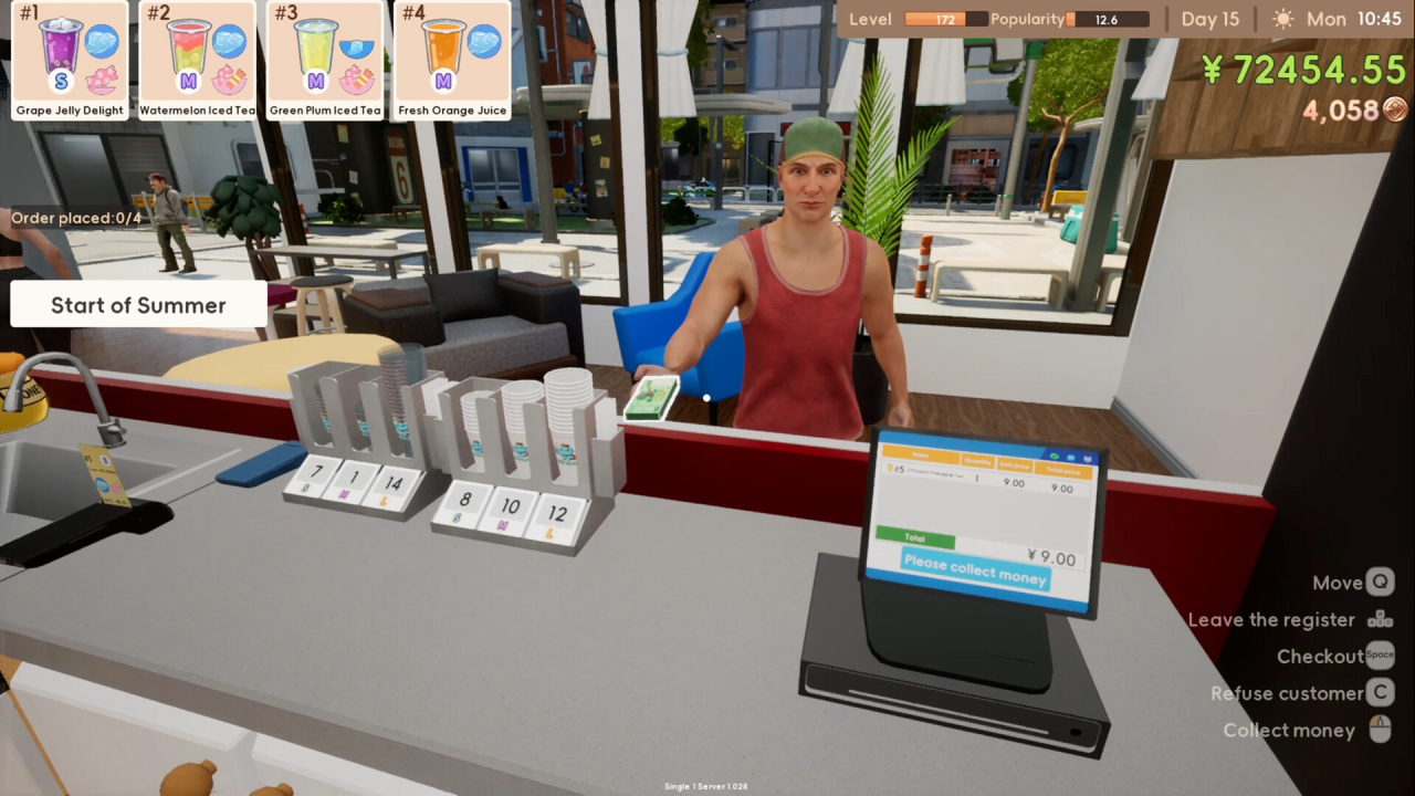 Скриншот Boba Cafe Simulator