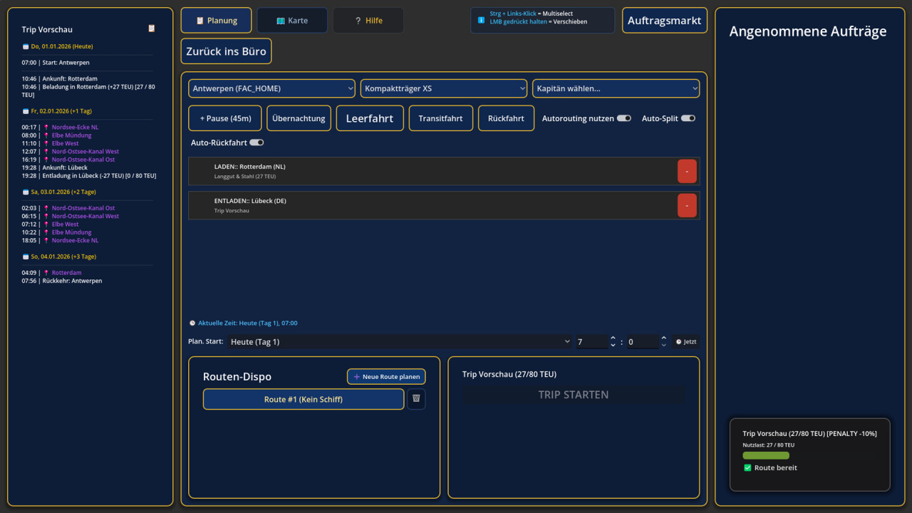 Скриншот European Seafreight Tycoon