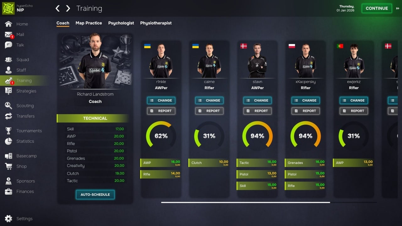 Скриншот Esports Manager 2026