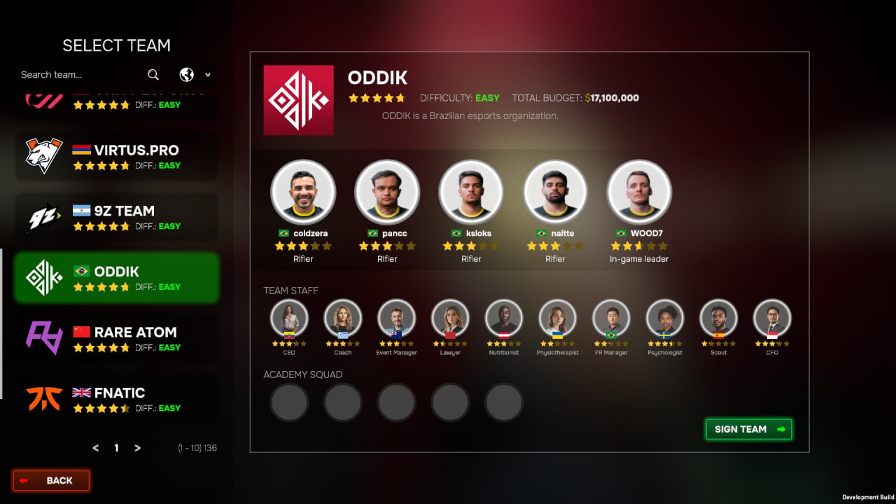 Скриншот Esports Manager 2026