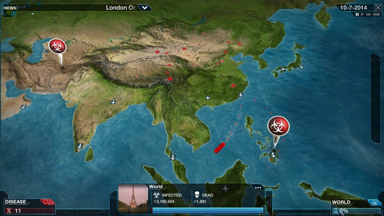 Скриншот Plague Inc: Evolved