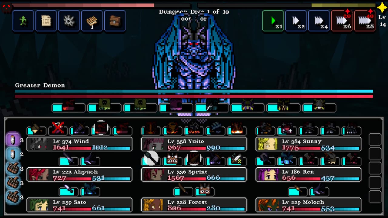 Скриншот Legends of Dragaea: Idle Dungeons
