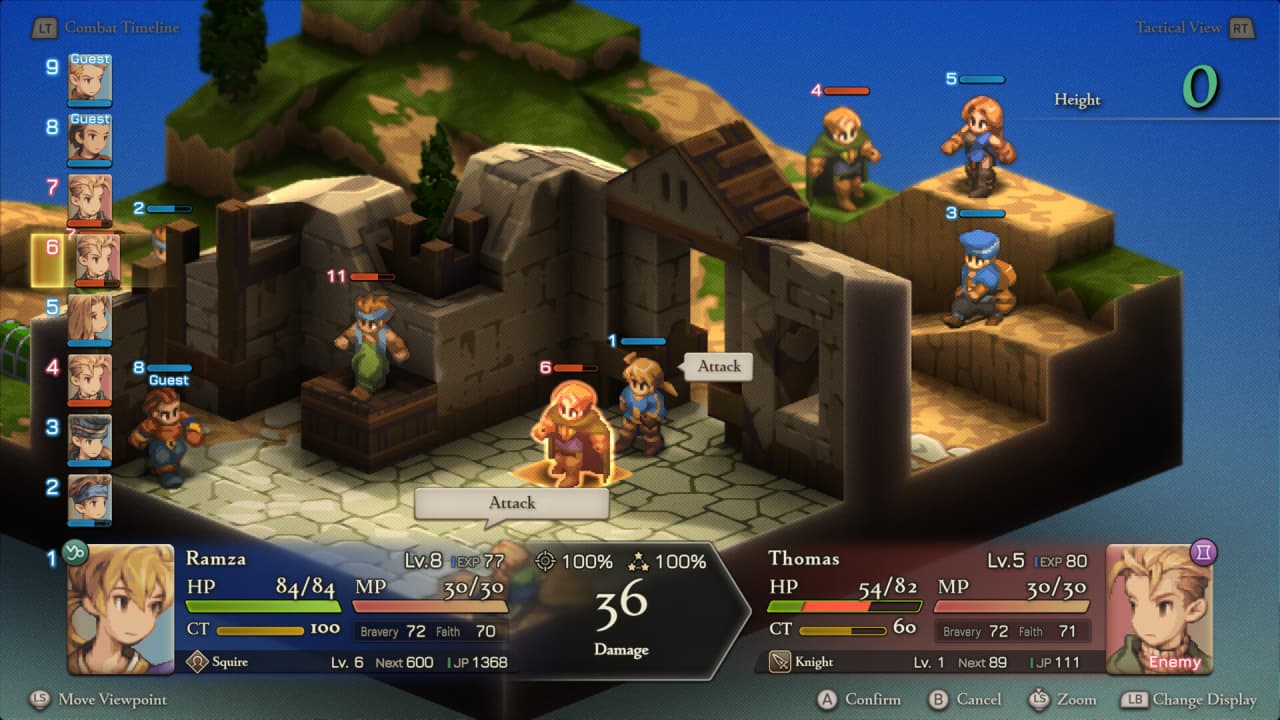 Скриншот FINAL FANTASY TACTICS - The Ivalice Chronicles