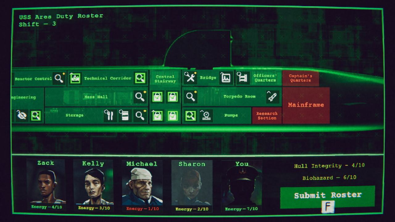 Скриншот Static Dread: The Submarine