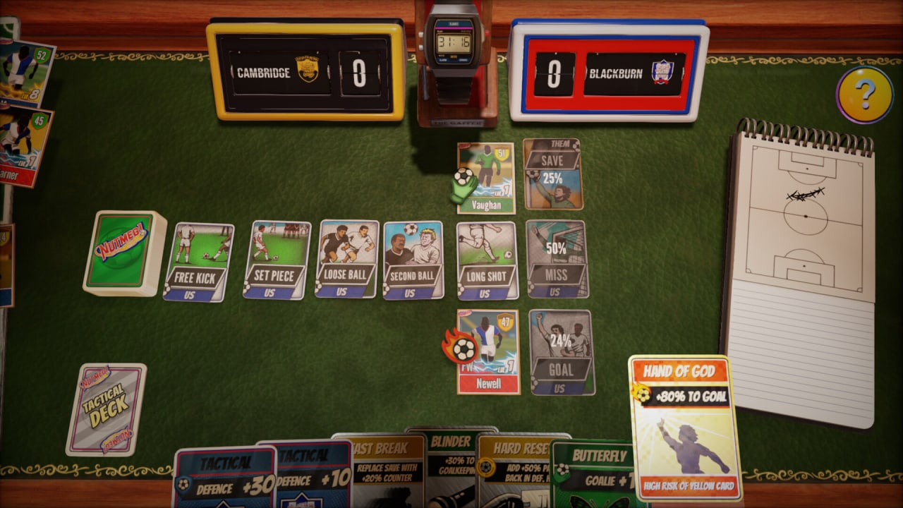 Скриншот NUTMEG! A Nostalgic Deckbuilding Football Manager
