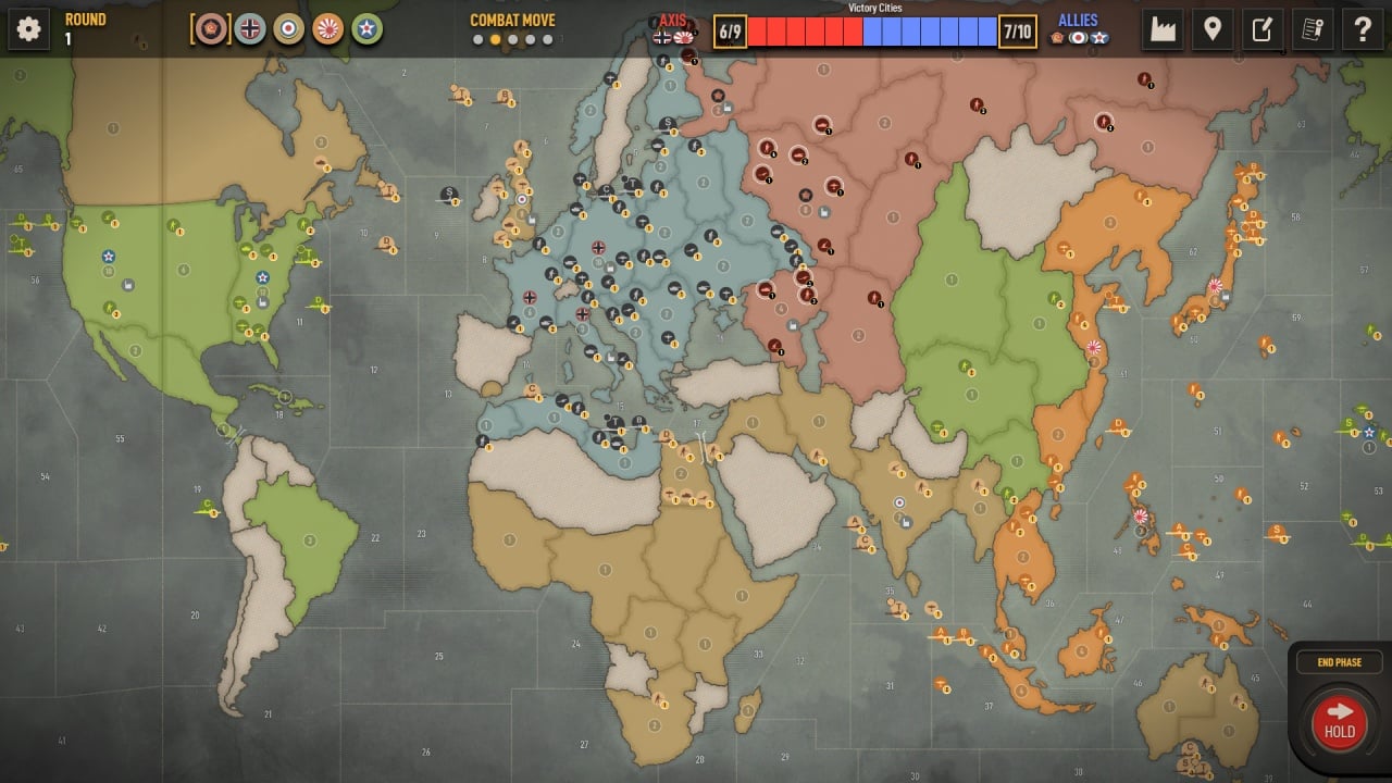 Скриншот Axis and Allies 1942 Online