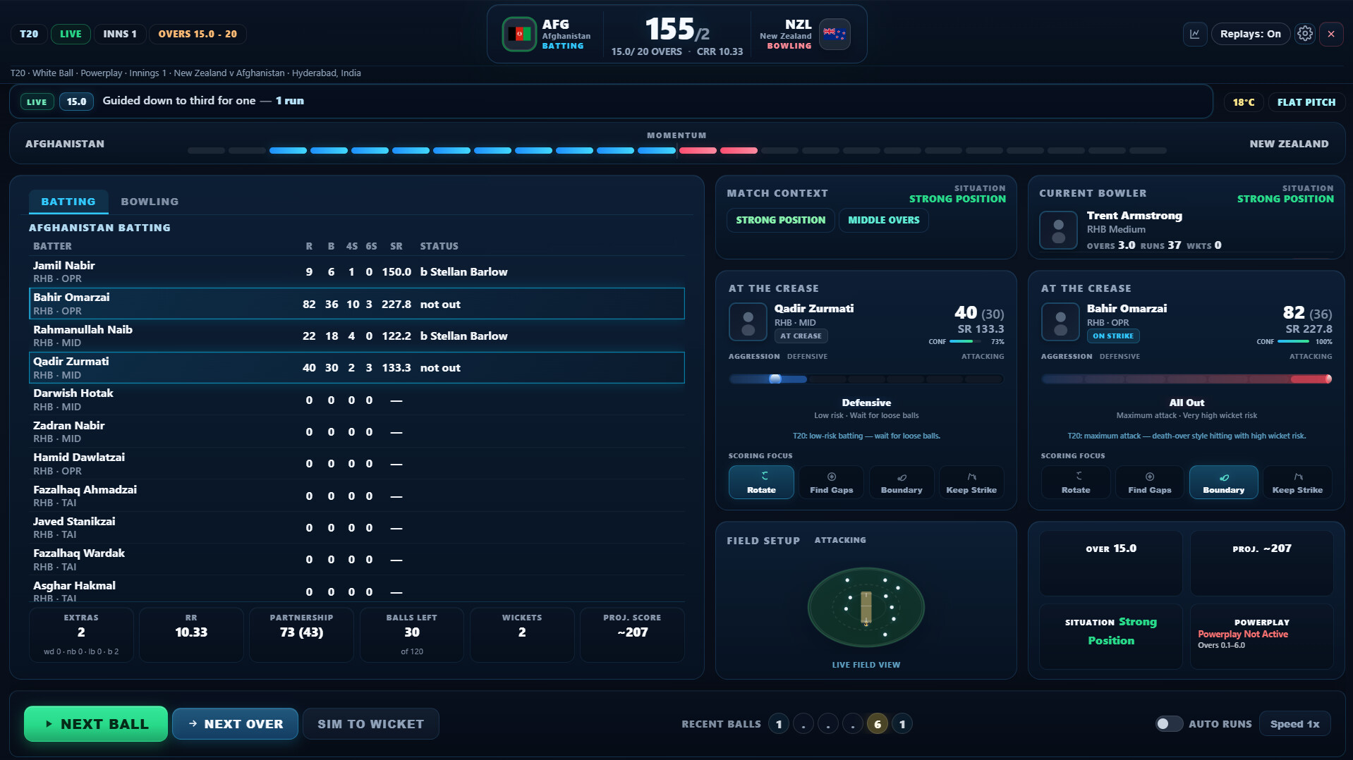 Скриншот Cricket Management 26