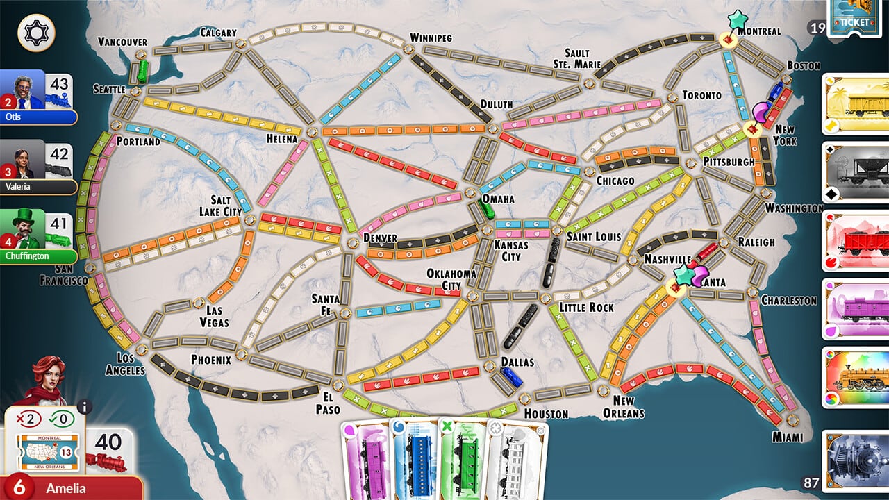 Скриншот Ticket to Ride