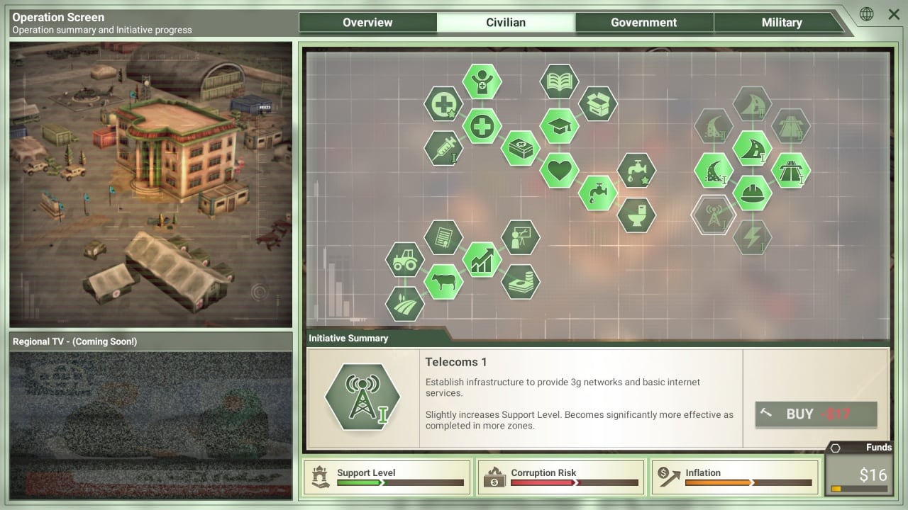 Скриншот Rebel Inc: Escalation