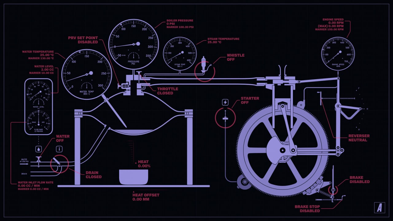 Скриншот Steam Engine Simulator