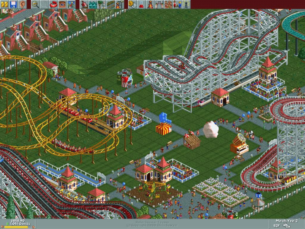Скриншот RollerCoaster Tycoon: Deluxe