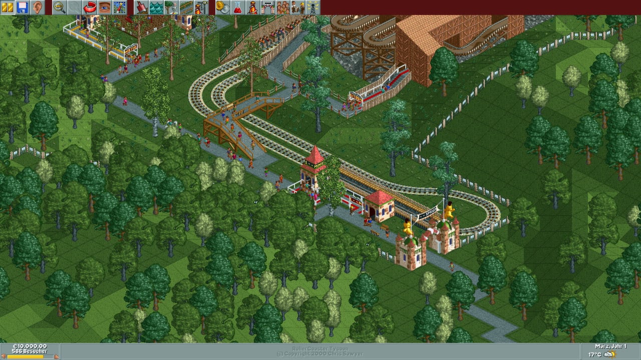 Скриншот RollerCoaster Tycoon: Deluxe