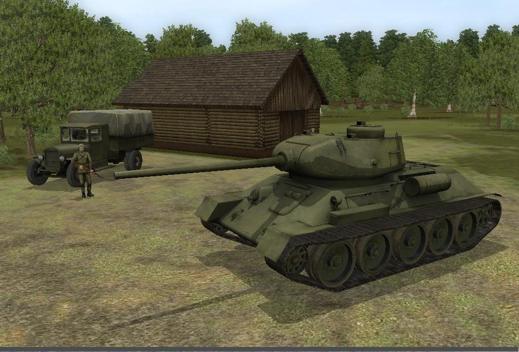 Скриншот WW2 Battle Tanks T-34 vs. Tiger