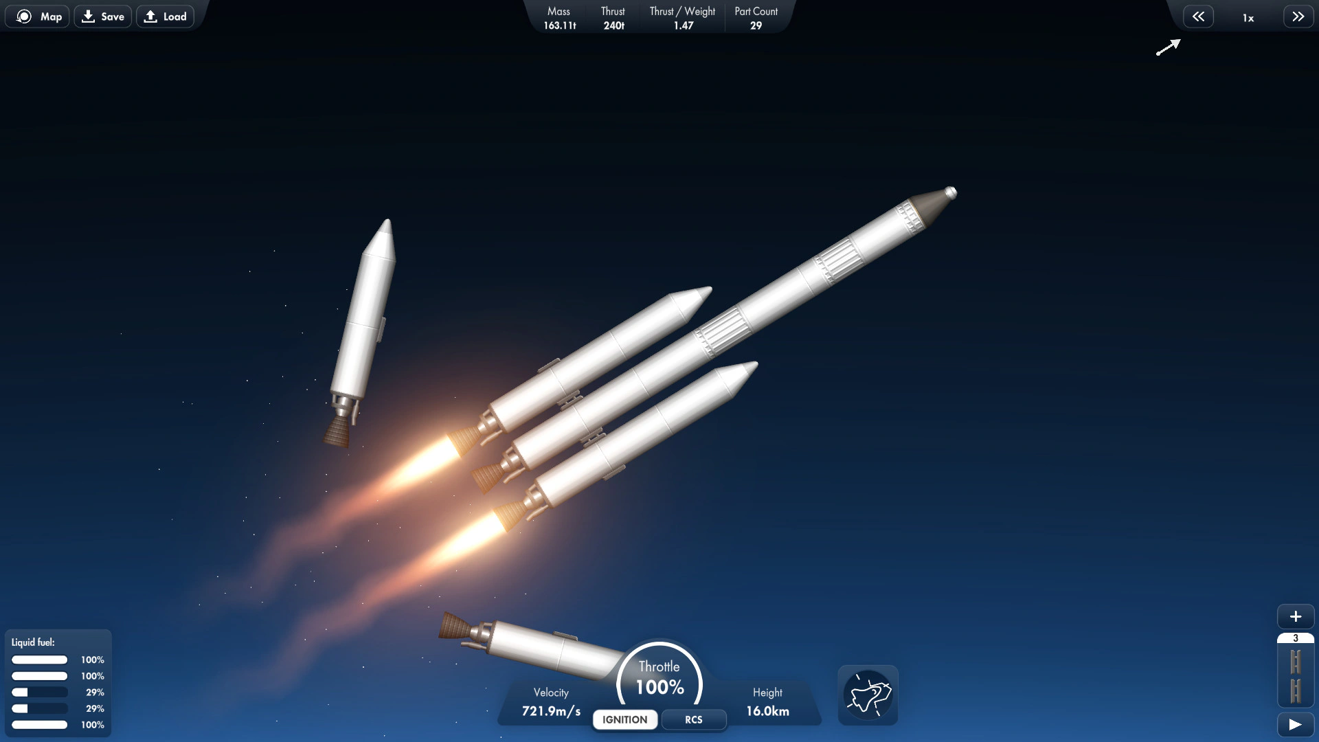 Скриншот Spaceflight Simulator (Спейсфлайт Симулятор)