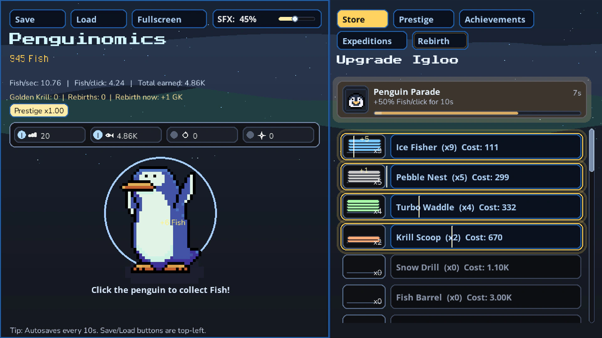 Скриншот Penguin Ascension (Восхождение пингвина)