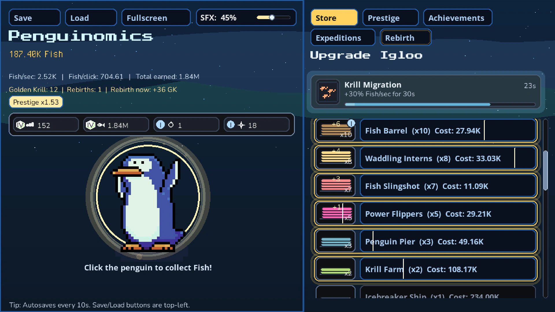 Скриншот Penguin Ascension (Восхождение пингвина)