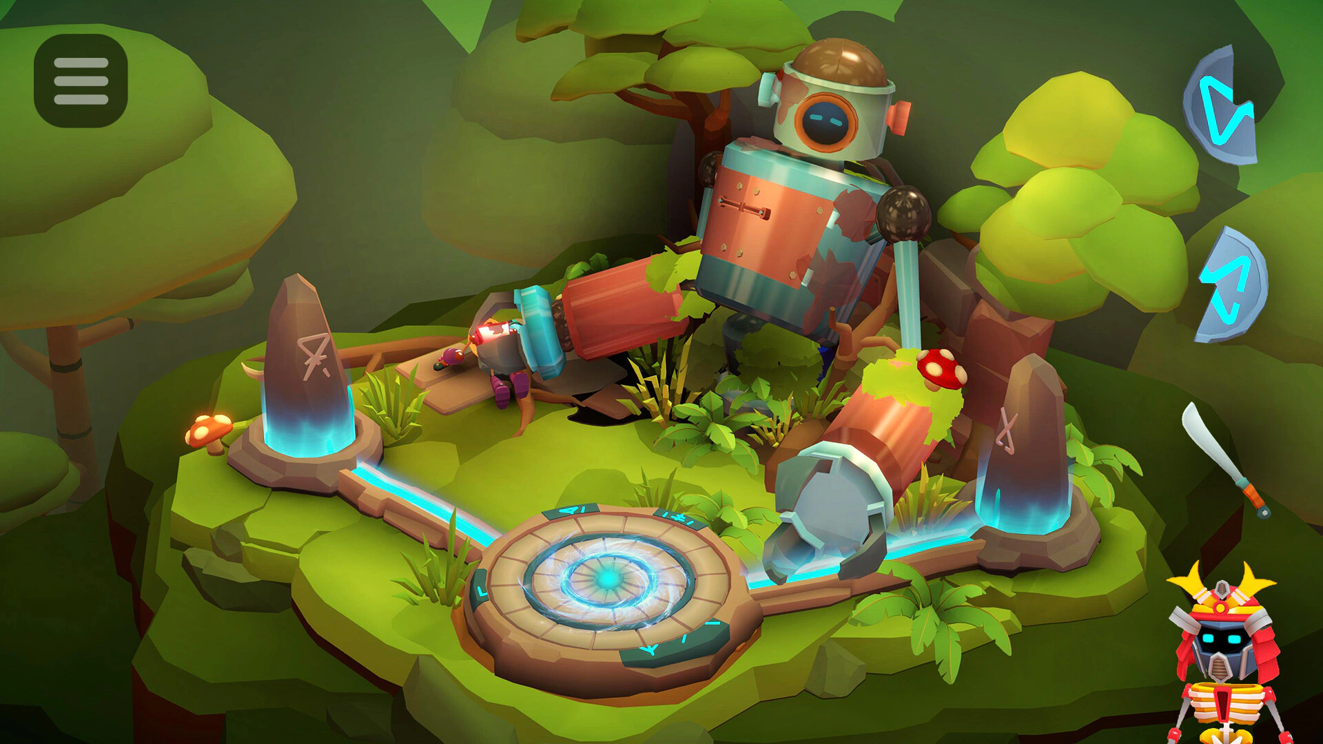 Скриншот Tiny Robots: Portal Escape (Маленькие роботы: Побег через портал)