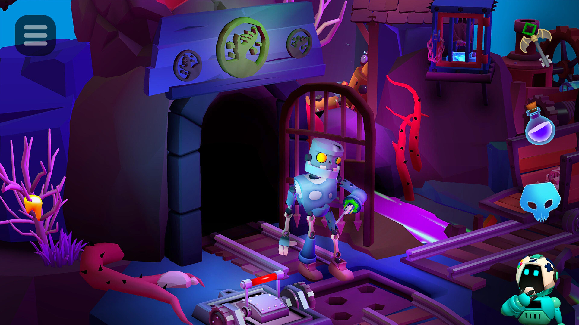 Скриншот Tiny Robots: Portal Escape (Маленькие роботы: Побег через портал)