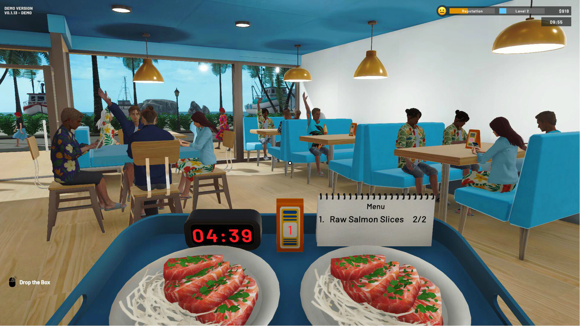 Скриншот Coastal Kitchen Simulator (Симулятор прибрежной кухни)