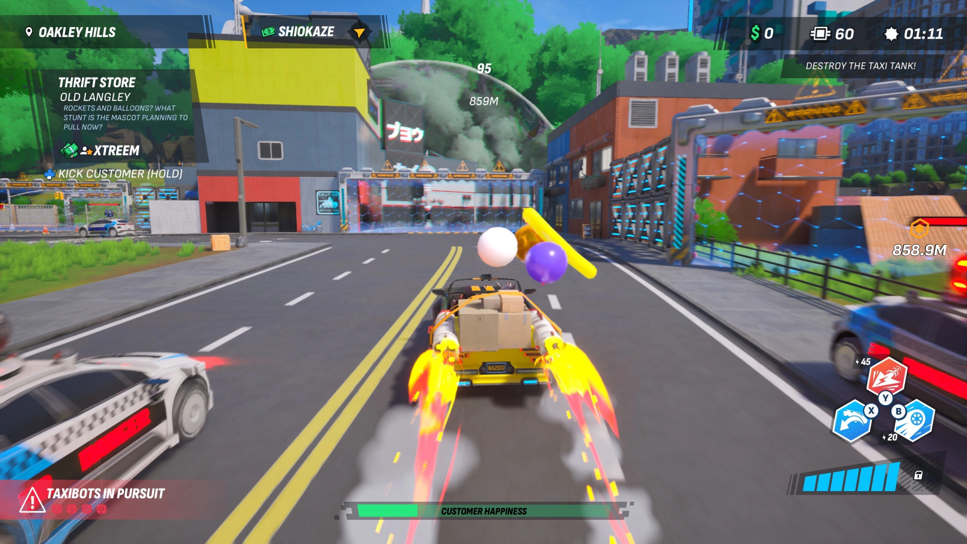 Скриншот Taxi Chaos 2 (Такси Хаос 2)