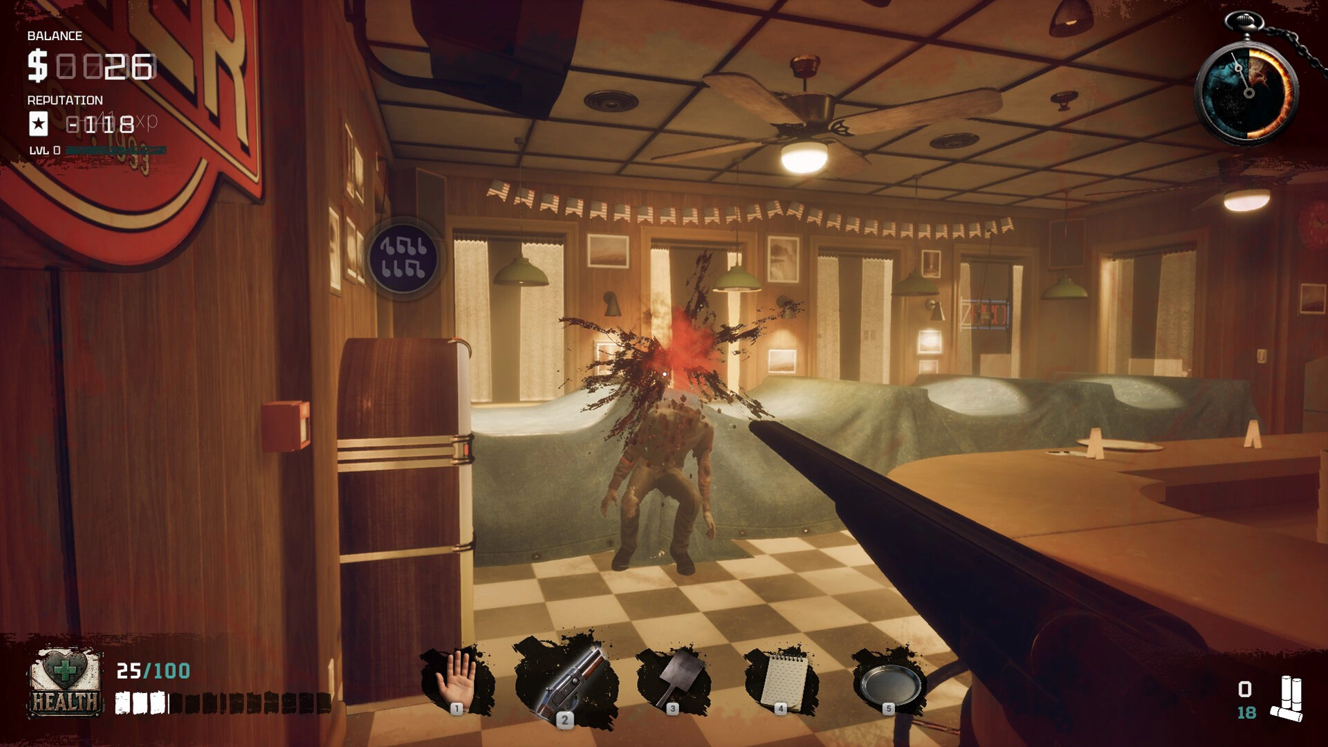 Скриншот Zombie Diner Simulator (Симулятор зомби-закусочной)