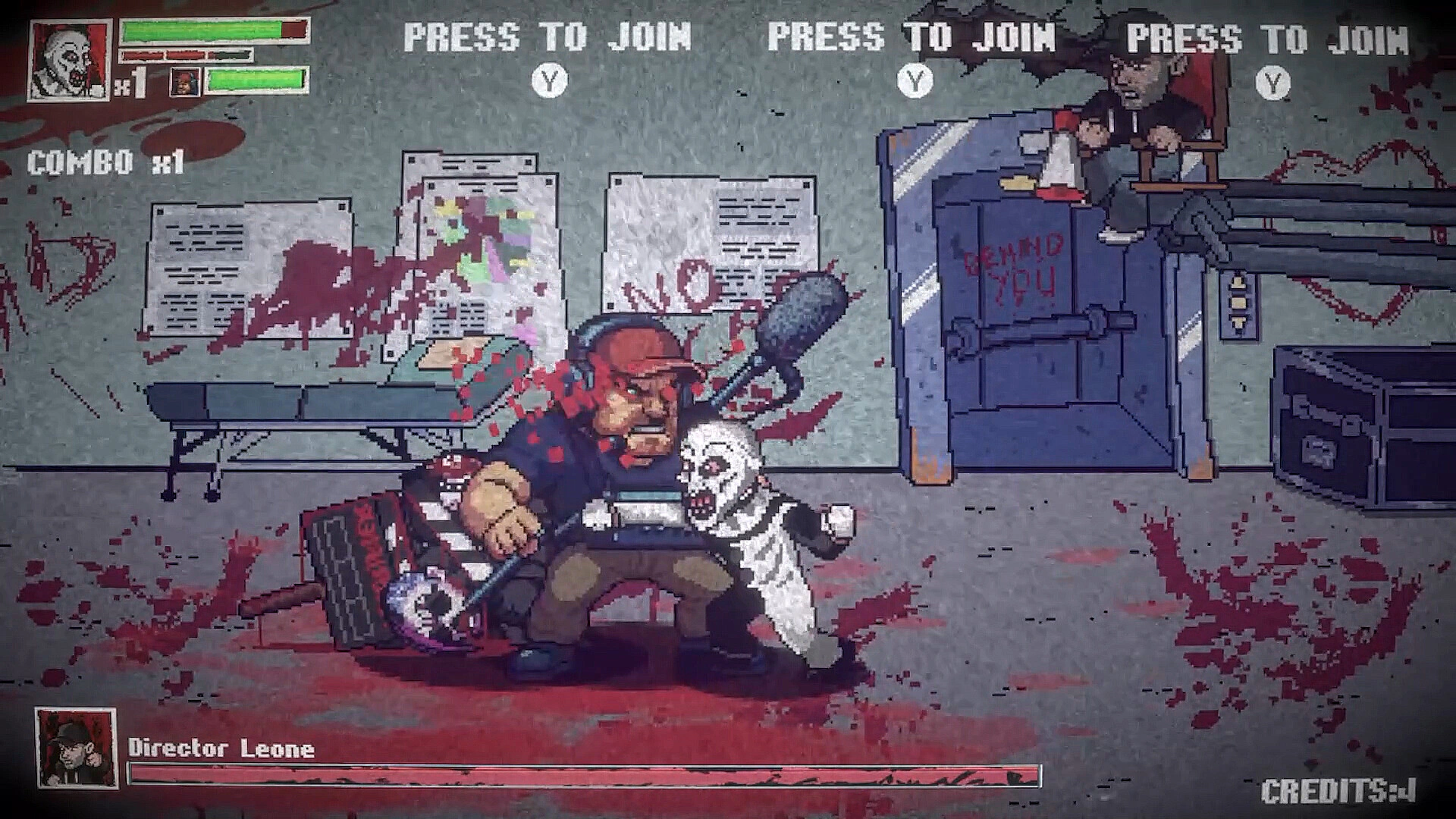 Скриншот Terrifier: The ARTcade Game (Ужасающий: Аркадная игра)