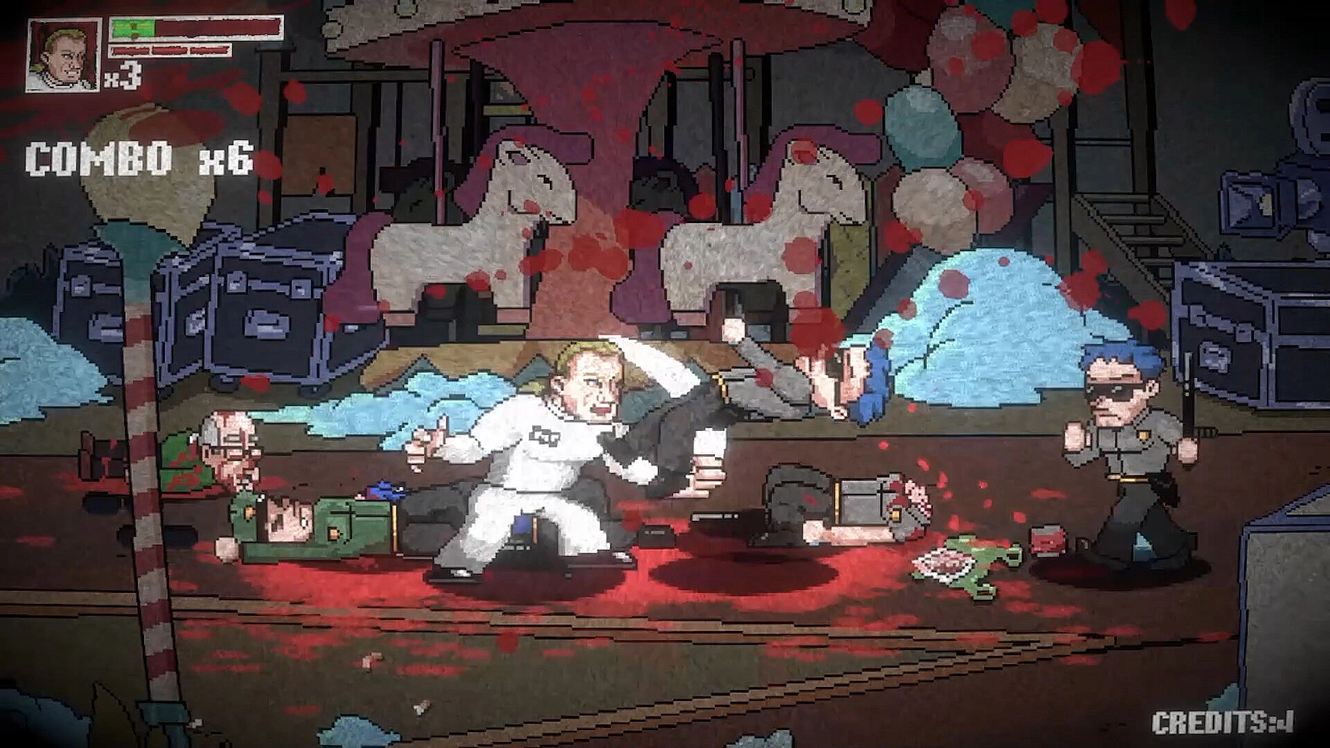 Скриншот Terrifier: The ARTcade Game (Ужасающий: Аркадная игра)
